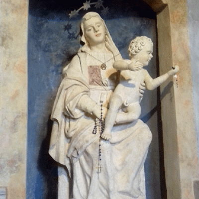 Statua Della Madonna Delle Grazie Altare Maggiore Putignano