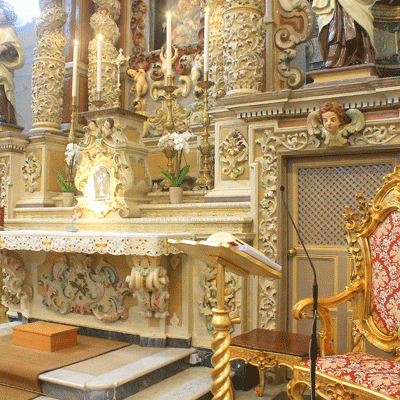 Tabernacolo Altare Maggiore Chiesa Della Madonna Del Carmine Putignano