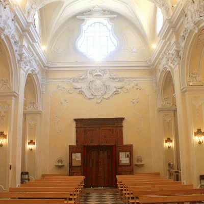Vista Posteriore Altare Chiesa Della Madonna Del Carmine Putignano